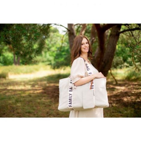 Geanta Childhome Family Bag Signature Alb - poza 5