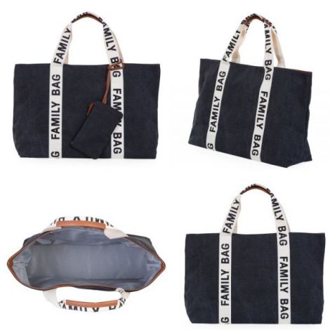 Geanta Childhome Family Bag Signature Negru - poza 2