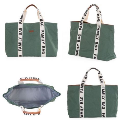 Geanta Childhome Family Bag Signature Verde - poza 2