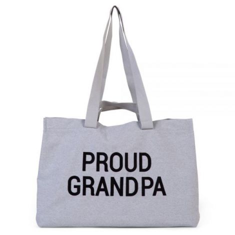Geanta Childhome Proud Grandpa Gri - poza 1