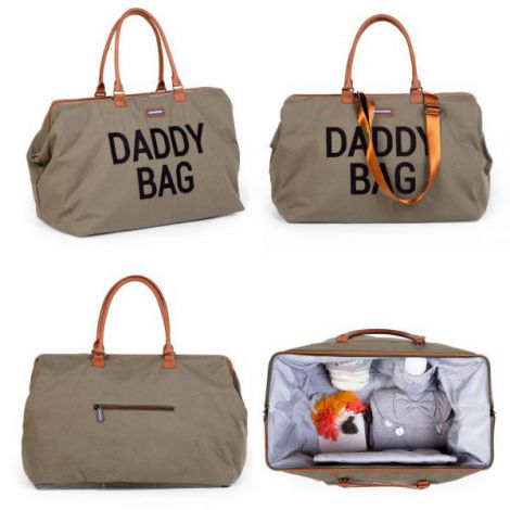 Geanta de infasat Childhome Daddy Bag Kaki - poza 5