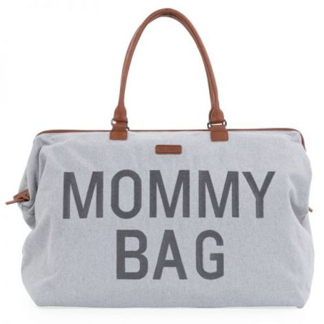 Geanta de infasat Childhome Mommy Bag Panza Oxford Gri - poza 1