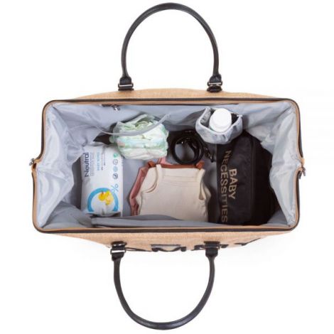 Geanta de infasat Childhome Mommy Bag Raffia - poza 4