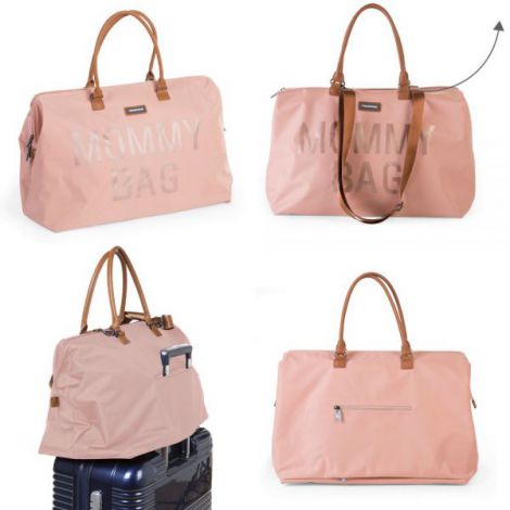 Geanta de infasat Childhome Mommy Bag Roz - poza 2