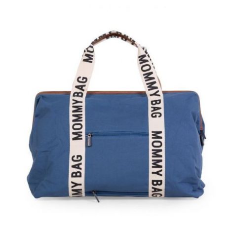 Geanta de infasat Childhome Mommy Bag Signature Indigo - poza 2