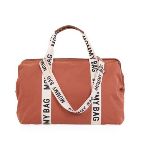 Geanta de infasat Childhome Mommy Bag Signature Ruginiu - poza 1