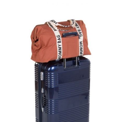 Geanta de infasat Childhome Mommy Bag Signature Ruginiu - poza 5