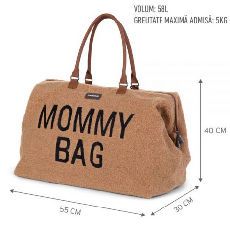 Geanta de infasat Childhome Mommy Bag Teddy - poza 1