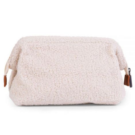 Geanta de toaleta Childhome Baby Necessities Teddy Alb - poza 3