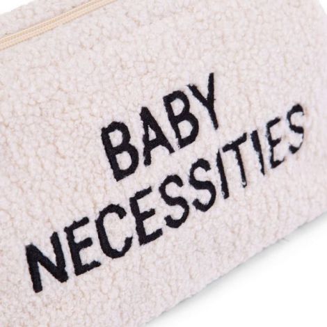 Geanta de toaleta Childhome Baby Necessities Teddy Alb - poza 5
