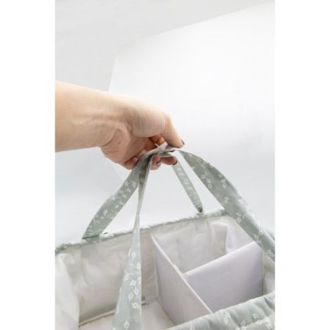 Geanta organizator pentru scutece si accesorii copii sau bebelusi, BabyJem, 25x35 cm (Culoare: Verde) - poza 4