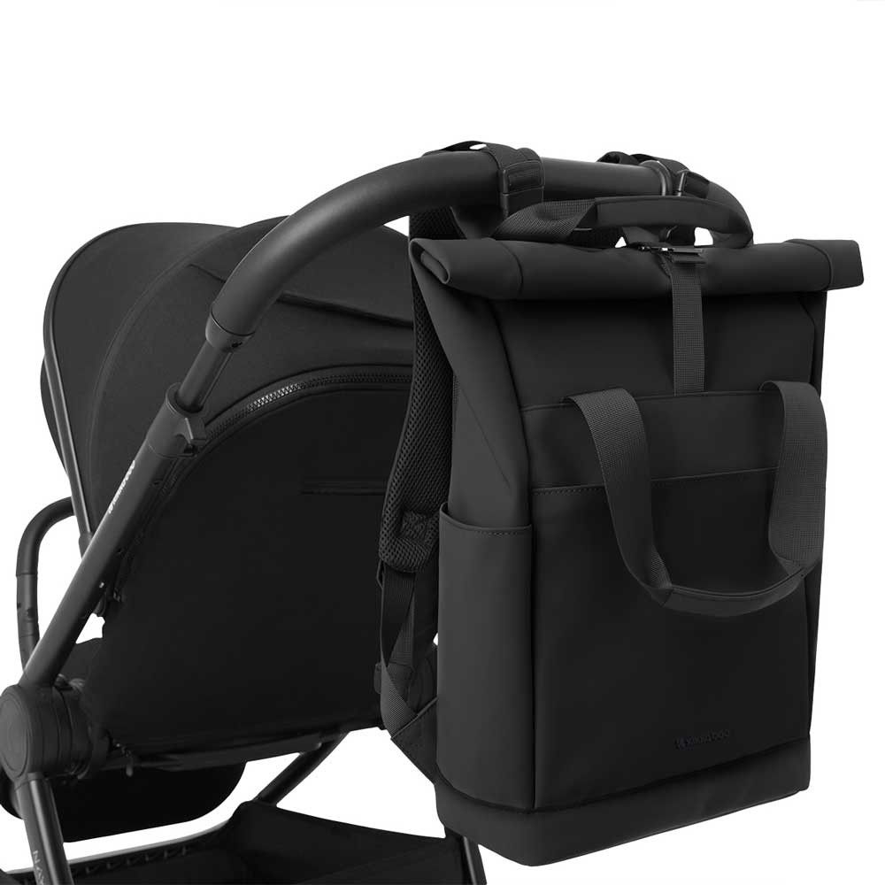 Geanta rucsac pentru carucior Kikka Boo Cerise 2024 Black - poza 5