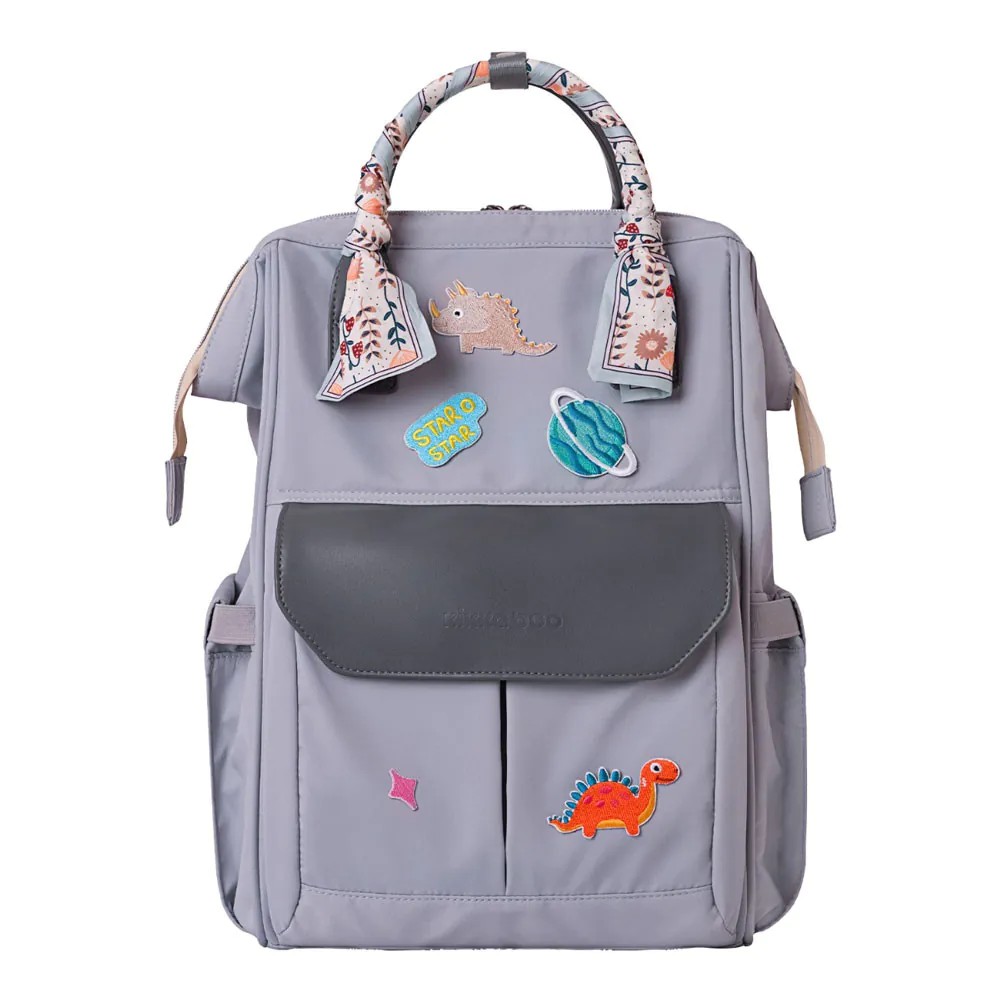 Geanta rucsac pentru carucior Kikka Boo Myla Grey - poza 1