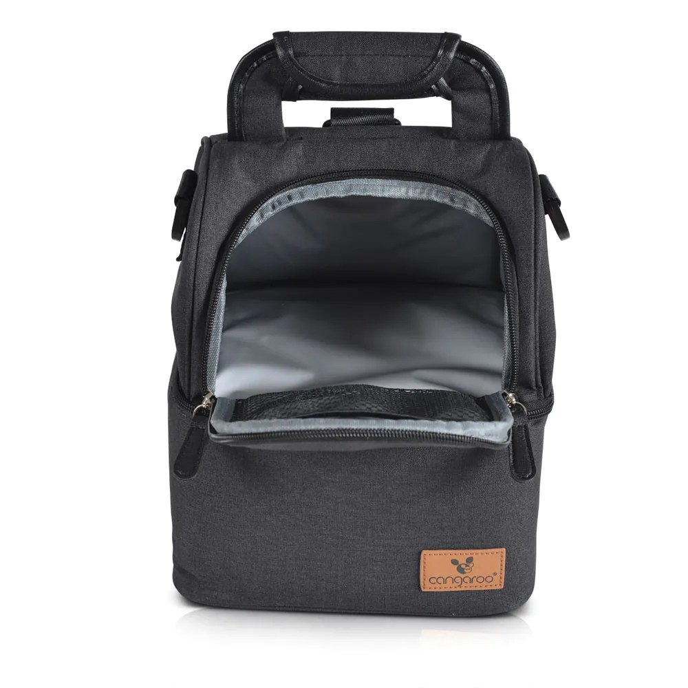 Geanta termica tip rucsac pentru carucior Cangaroo Aurora Negru - poza 2