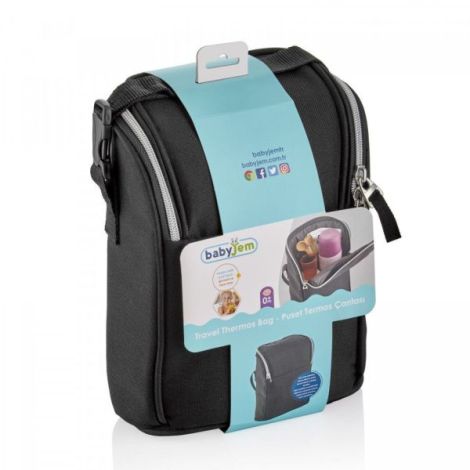 Geanta termoizolanta BabyJem Handy Travel Black - poza 5