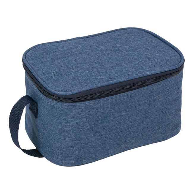 Geanta termoizolanta pentru alimente si bauturi,model jeans,21x12x14 cm,4 litri