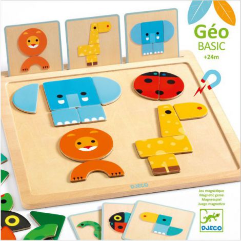 Geo Basic Djeco, joc pentru bebe cu forme geometrice - poza 2
