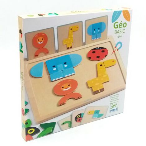 Geo Basic Djeco, joc pentru bebe cu forme geometrice - poza 4