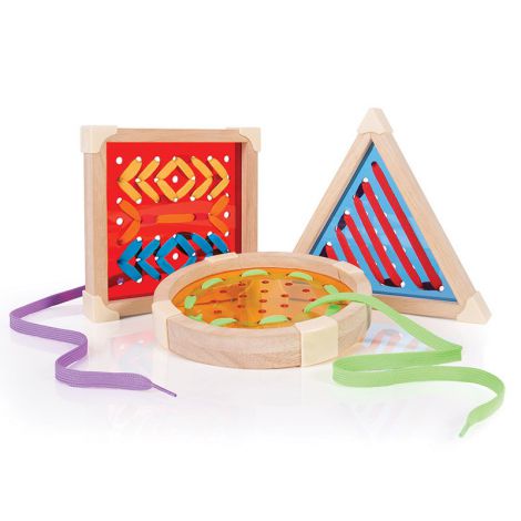 Geo Shape, set de insiretat cu ghiduri, Guidecraft - poza 4