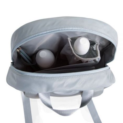 Ghiozdan Childhome ABC 29x12x38 cm Gri - poza 3