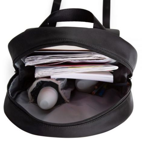 Ghiozdan Childhome ABC 29x12x38 cm Negru - poza 5