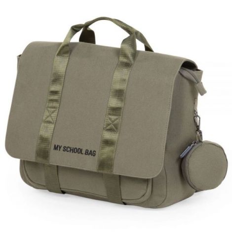 Ghiozdan Childhome My School Bag Kaki - poza 2