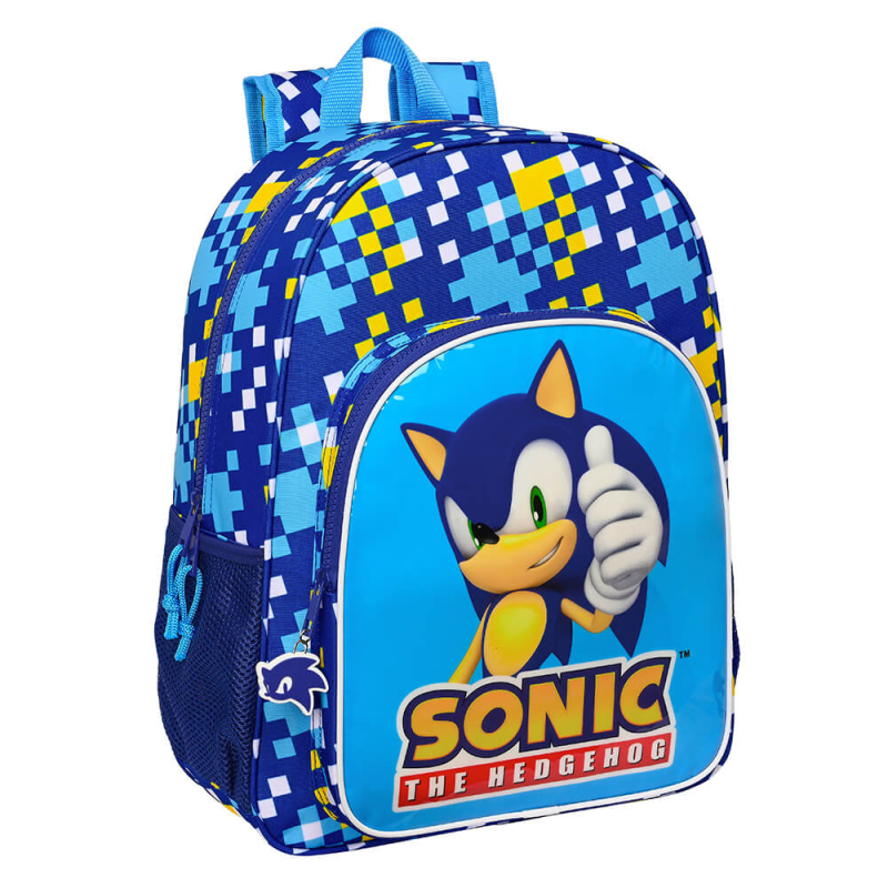 Ghiozdan clasa I-IV Sonic Speed 33x42x14 cm - poza 1