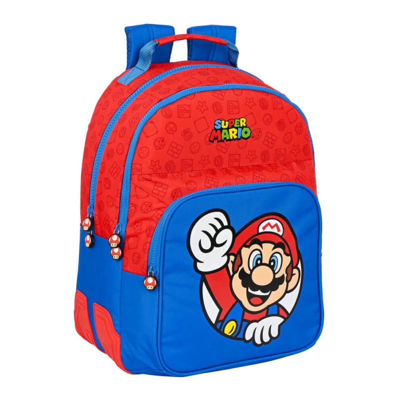 Ghiozdan cu 3 compartimente Nintendo Super Mario Bros 42 cm - poza 1