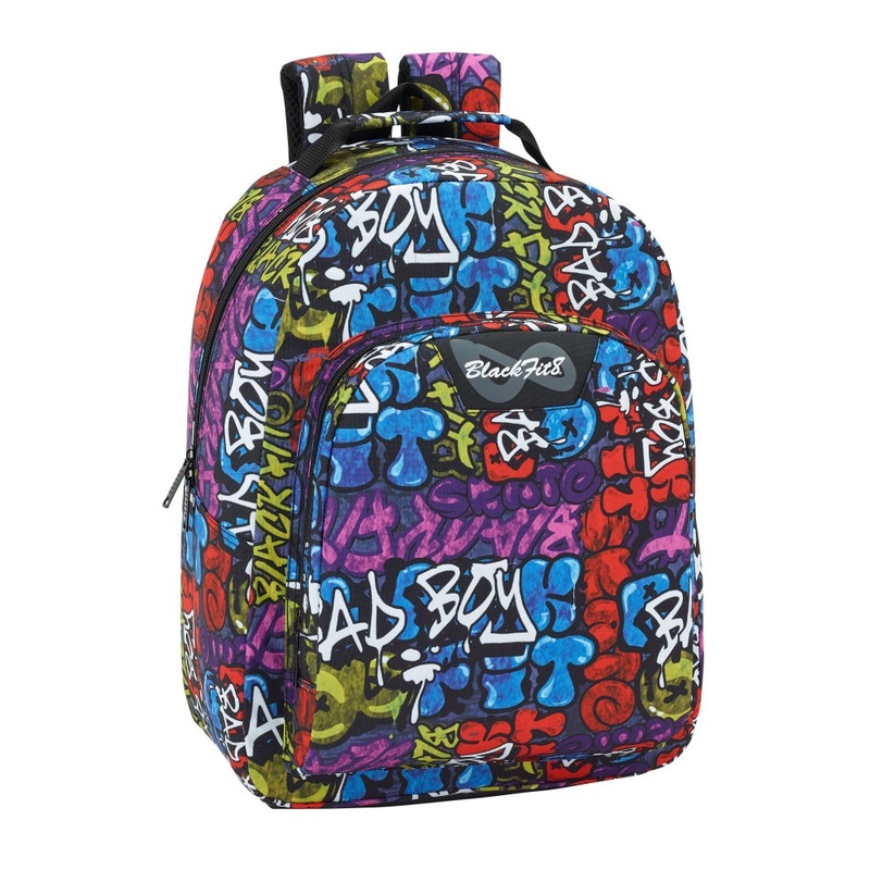 Ghiozdan cu baza cauciucata Blackfit8 Bad Boy - poza 1