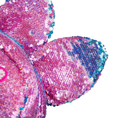 Ghiozdan Girabrilla Bunny , model Iepuras cu paiete reversibile - poza 3