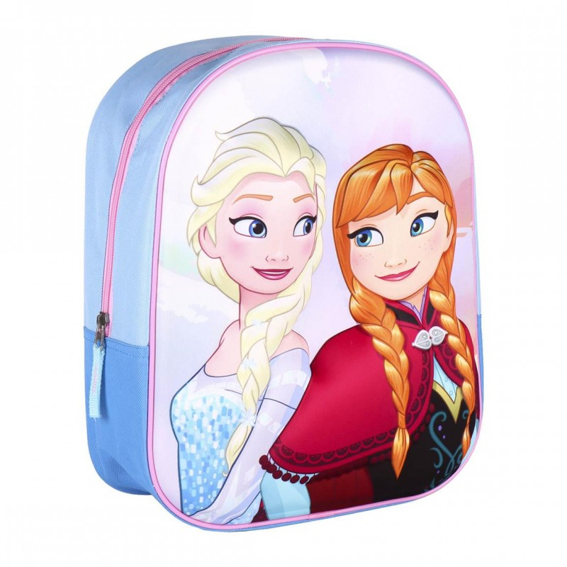 Ghiozdan pentru gradinita Frozen 3D,1 compartiment,31x25x10cm