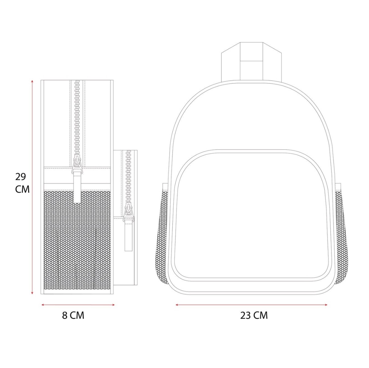 Ghiozdan pentru gradinita Vadobag Sonic Supreme Power 1 compartiment 29x23x8 cm - poza 3