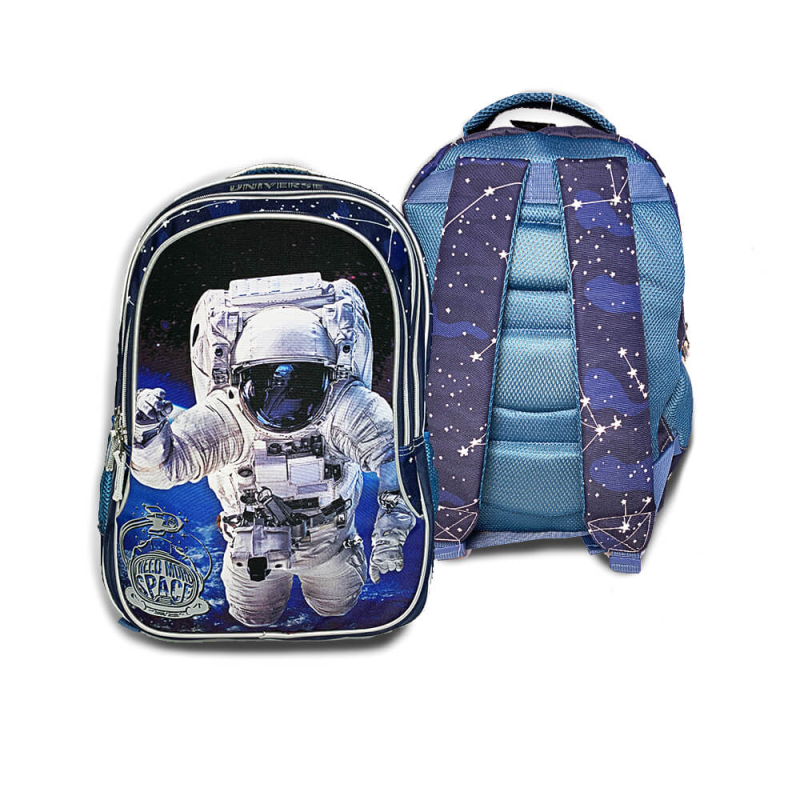 Ghiozdan scoala cu 3 compartimente Astronaut - poza 3