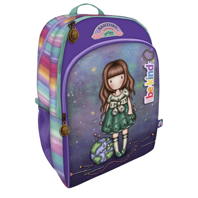 Ghiozdan scoala Gorjuss Be Kind To Our Planet 43.5 cm - poza 1