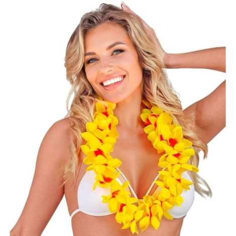 Ghirlanda hawaii flori galbene - poza 2