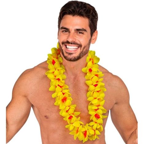 Ghirlanda hawaii flori galbene - poza 3