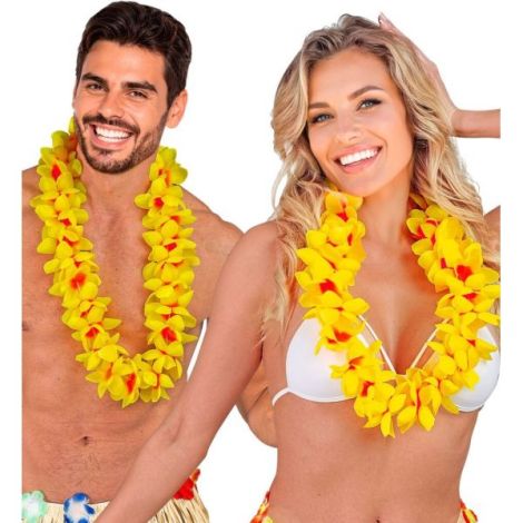 Ghirlanda hawaii flori galbene - poza 4