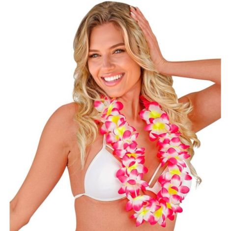 Ghirlanda hawaii flori roz - poza 2