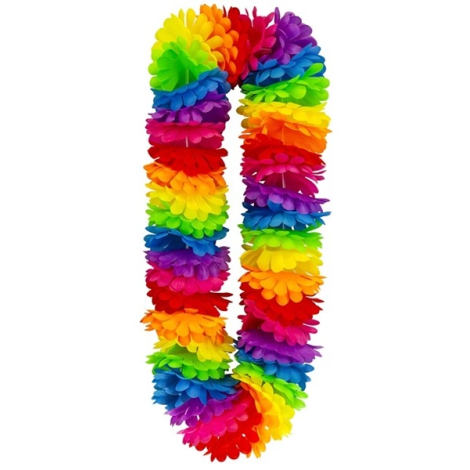 Ghirlanda hawaii multicolora deluxe - poza 5
