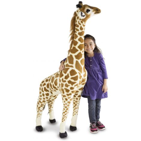 Girafa gigant din plus,135 cm, Melissa&Doug 2106 - poza 1