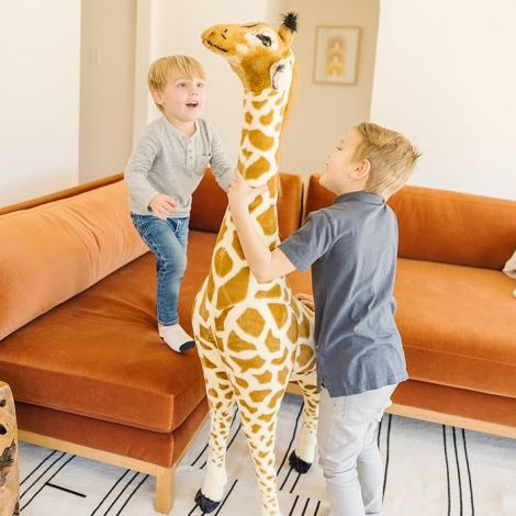 Girafa gigant din plus,135 cm, Melissa&Doug 2106 - poza 4