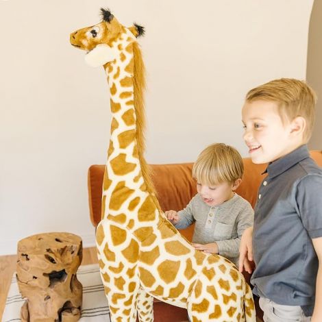 Girafa gigant din plus,135 cm, Melissa&Doug 2106 - poza 5