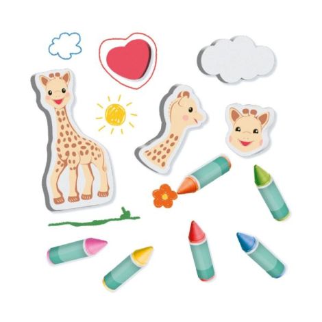 Girafa Sophie - Creioane de baie cu forme - poza 2