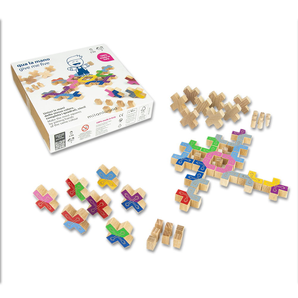 Give me Five!, joc de logica, Milaniwood multicolor