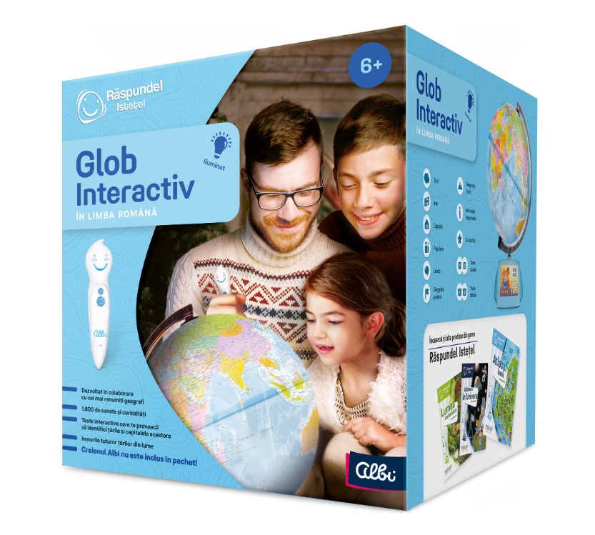 Glob Pamantesc interactiv digital in limba romana Raspundel Istetel - poza 2