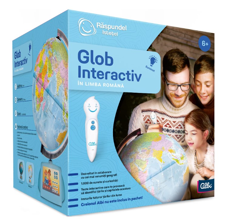 Glob Pamantesc interactiv digital in limba romana Raspundel Istetel - poza 4