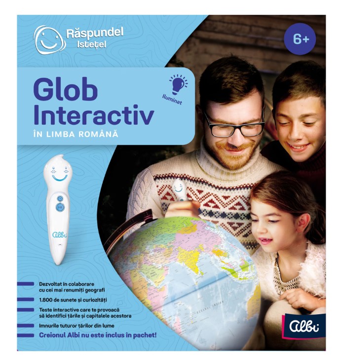 Glob Pamantesc interactiv digital in limba romana Raspundel Istetel - poza 5
