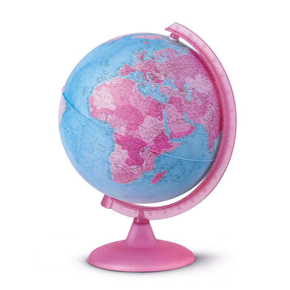 Glob pamantesc luminos Pink Globe 25 cm - poza 2