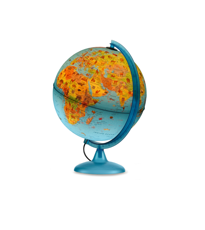 Glob pamantesc luminos Safari Globe 25 cm - poza 2