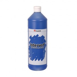 Gouache sticla 1L Albastru inchis - Heutink - poza 1